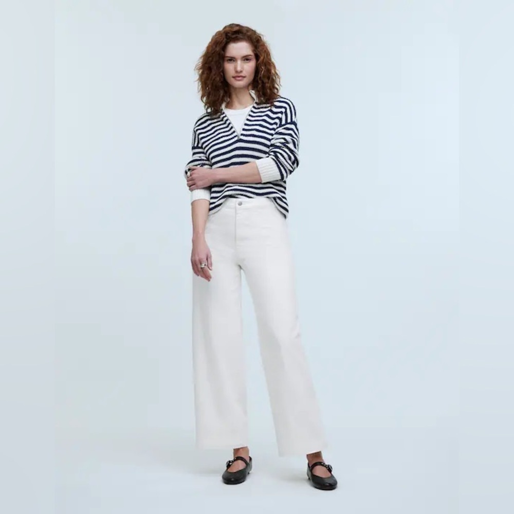 Madewell Emmett Wide Leg Crop - Tile - Size 25